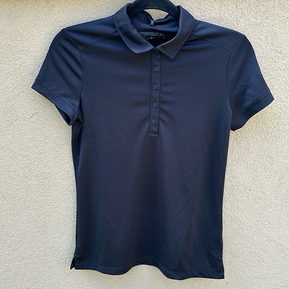 NWT Nike 🔥 Dri Fit Golf Black Polo Short Sleeve Shirts Sz S